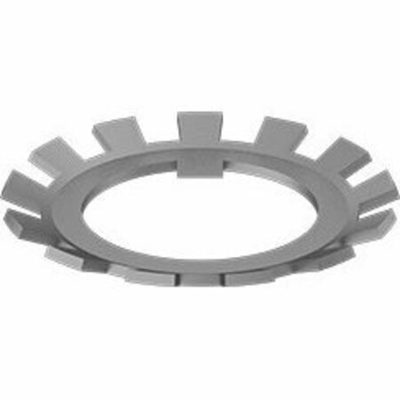 BSC PREFERRED Spring Lock Washer for Chamfered Slotted Bearing Nuts for M25 Screw Size 90391A116
